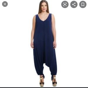 Bootcut Drop Crouch Jumpsuit